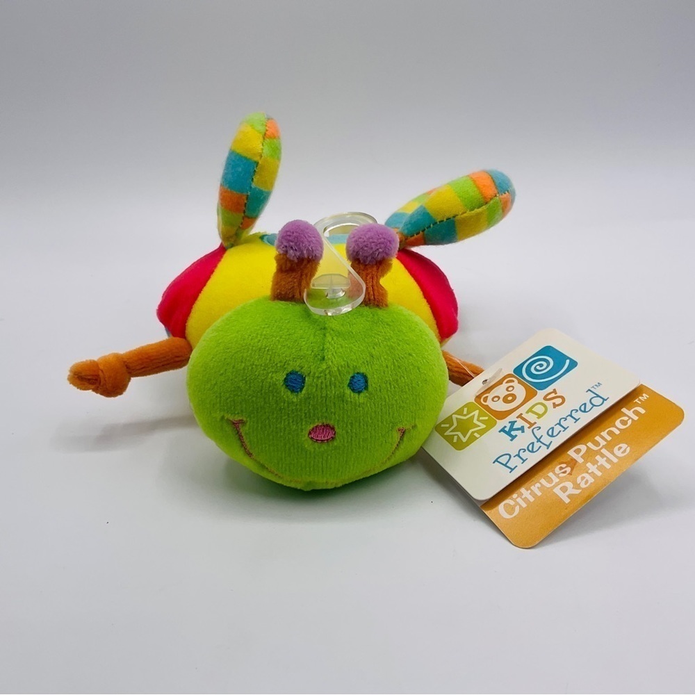 KIDS Preferred 5” Butterfly Bug Insect Rattle Stuffed Plush Cloth Baby Toy Star